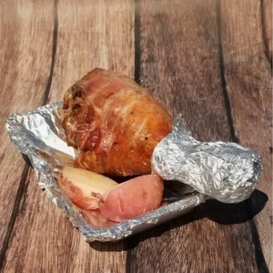 Muslo de Pavo en leña