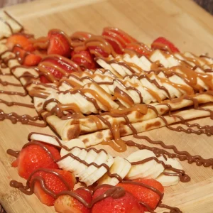 Crepe de Nutella, Fresa y Banano